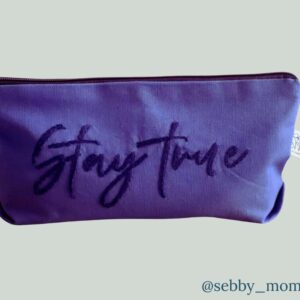 Hímzett karácsonyi neszesszer Lavender