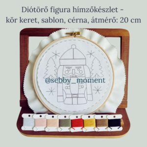 Hímzőkészlet Diótörő figurával